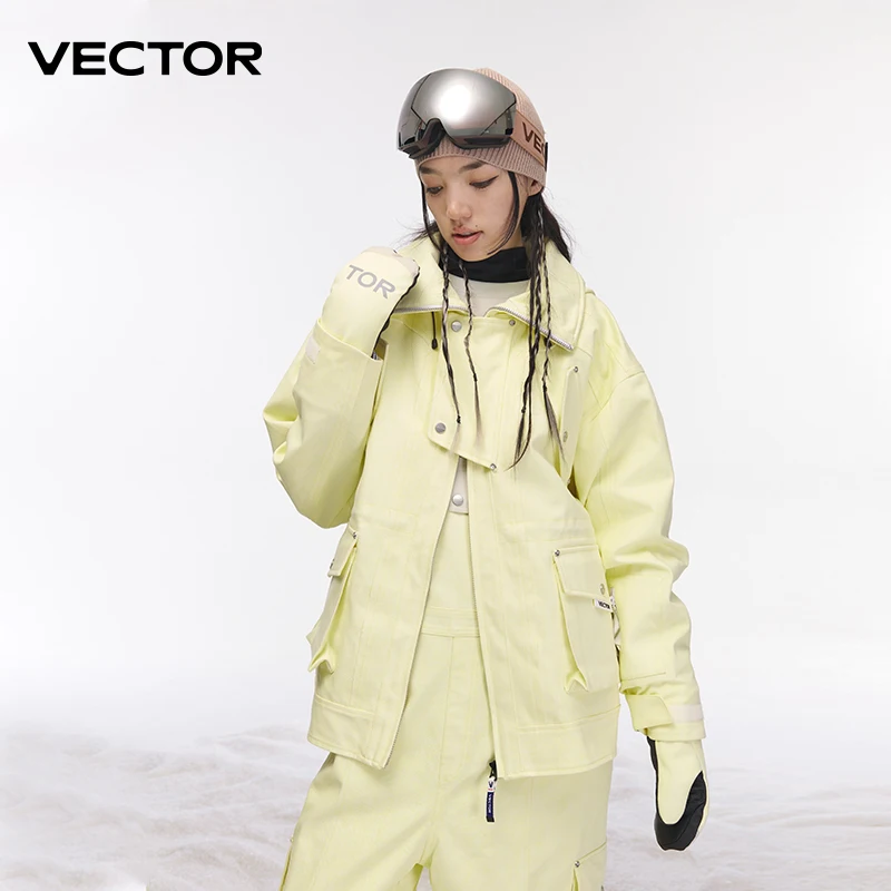 Women Fashion Vector - VECTOR Cowboy-Skijacke für Damen und Herren,
