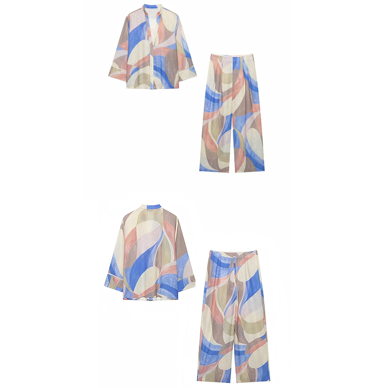 Women'S Fashion Trends Spring 2026 - Guobioziy Damen-Print-Set 2026 Frühling und Herbst