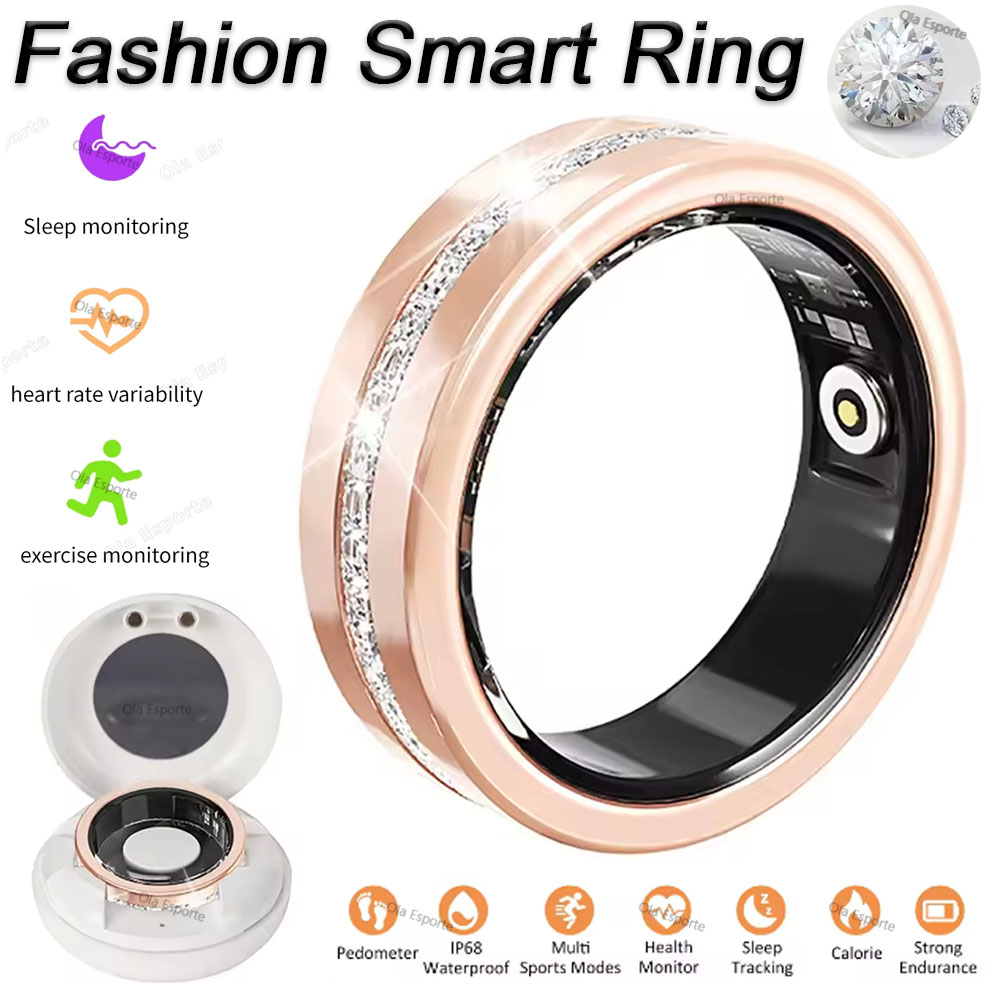 Women Fashion Rings - 2025 neue Smart Ring Dame Herzfrequenz