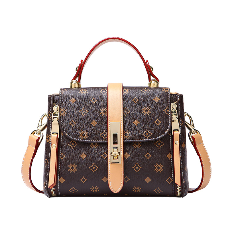 Women Fashion Icon - Luxuriöse Designer-Wickeltasche für Damen: Modische Leder-Tragetasche
