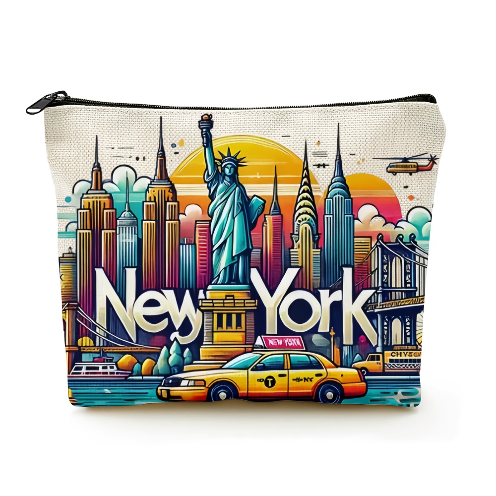 Women Fashion Icon - Make-up-Tasche im New York City-Design mit