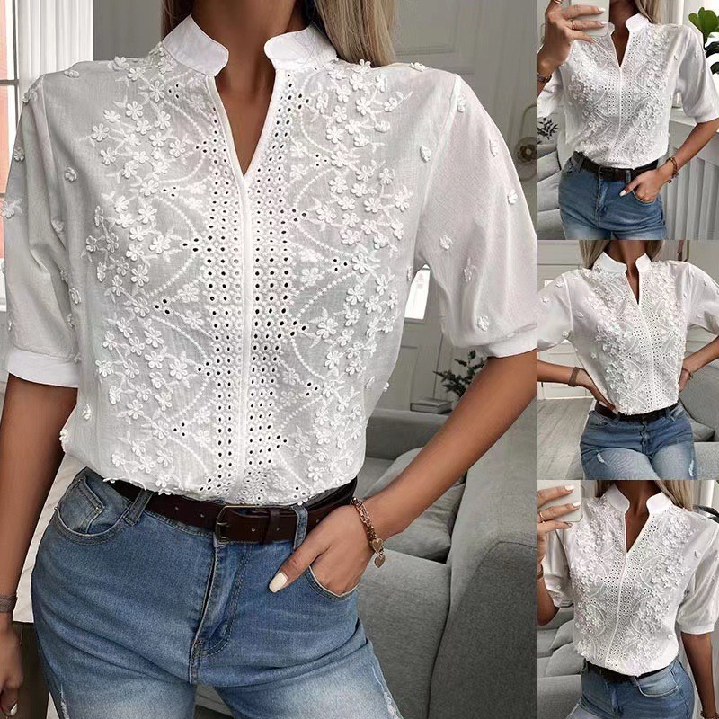 Women'S Fashion Trends Spring 2026 - 2026 Sommer Damen Elegante Kurzarm Weiße