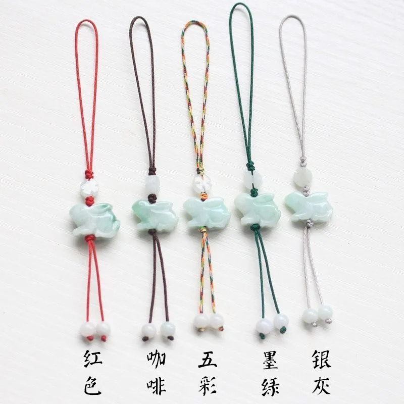 Women Fashion Rings - Anpassung Natürlicher Smaragd Chinesisches Kaninchen DIY