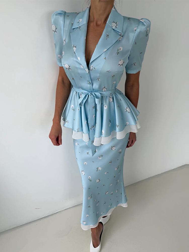 Blumenmuster Blazer-Mantel-Roc – Women'S Fashion Trends Spring 2026 Bewertung und Preis