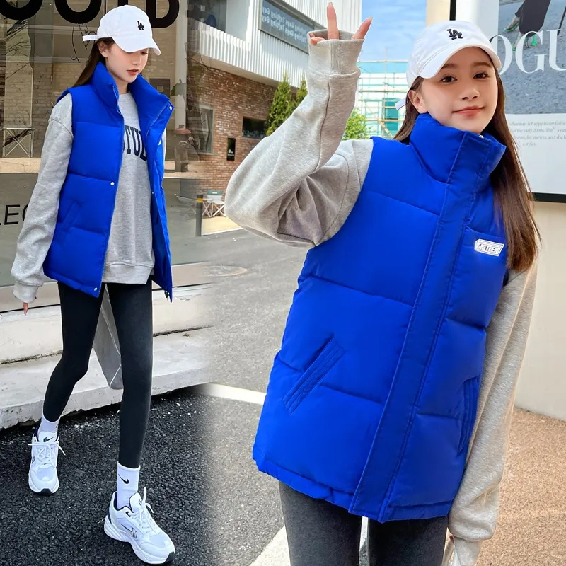 Herbst-Winter-warme, kurze Wes – Puffer Vest Fashion Women Bewertung und Preis