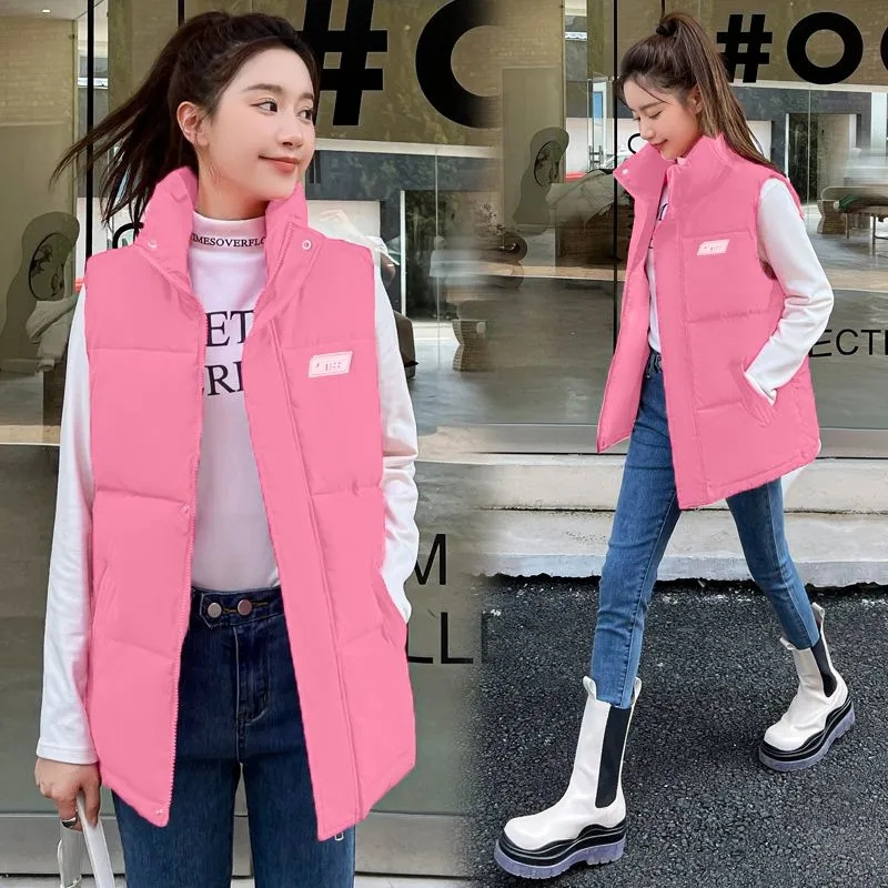 Herbst-Winter-warme, kurze Wes – Puffer Vest Fashion Women Bewertung und Preis