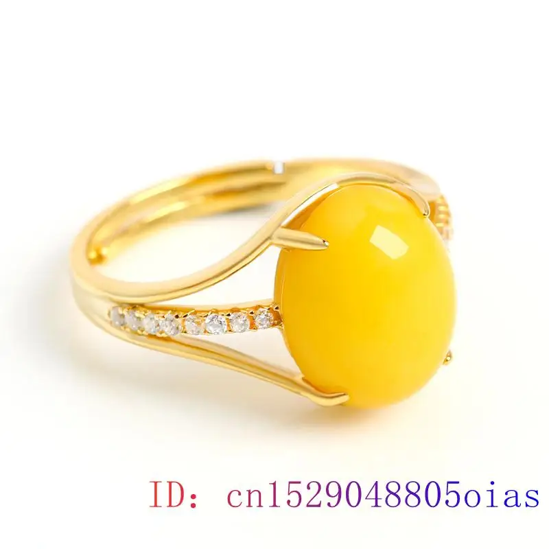 Gelber Bernstein-Ring, modisch – Women Fashion Rings Bewertung und Preis