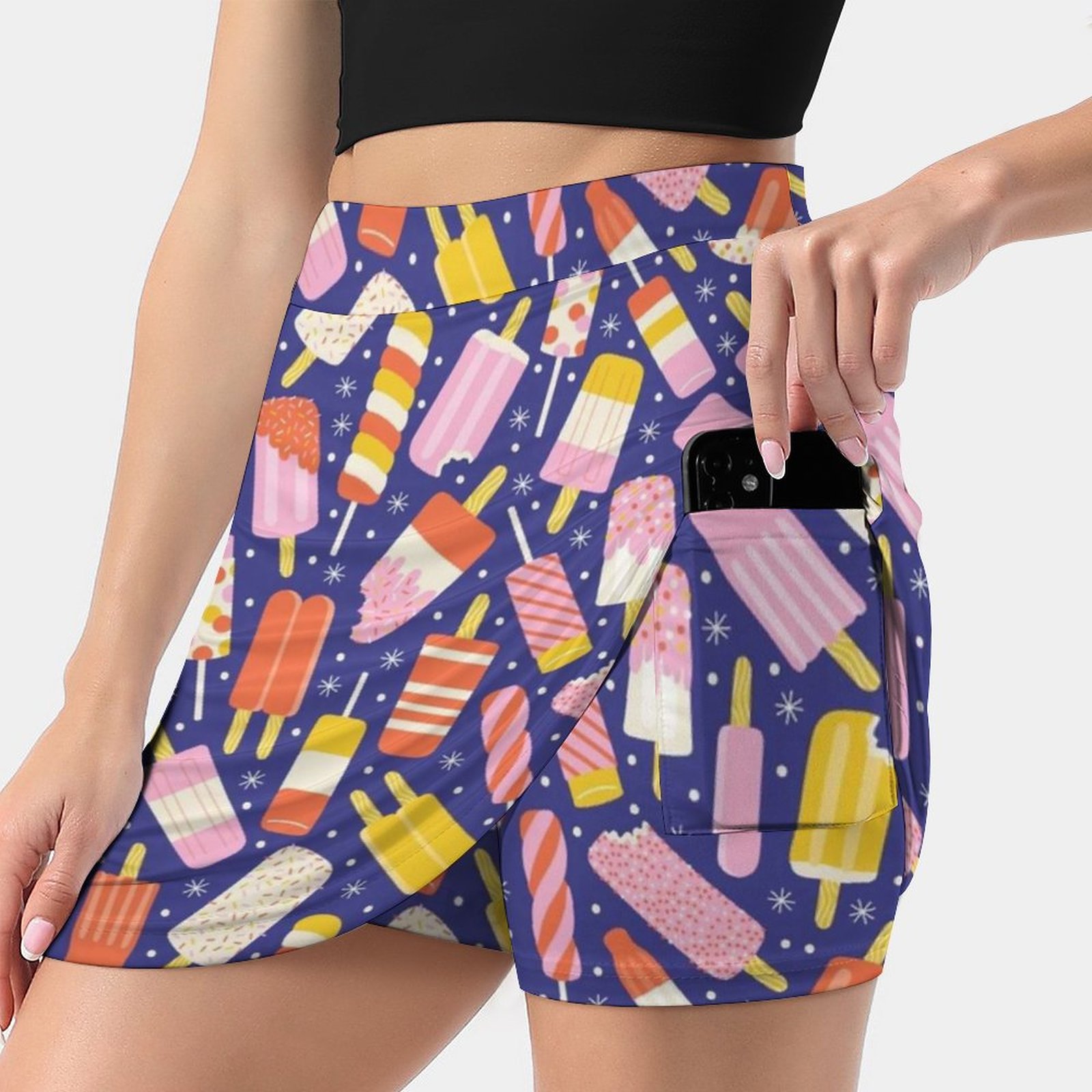 Eis am Stiel-Röcke, Damenmode, – Women Fashion Vector Bewertung und Preis