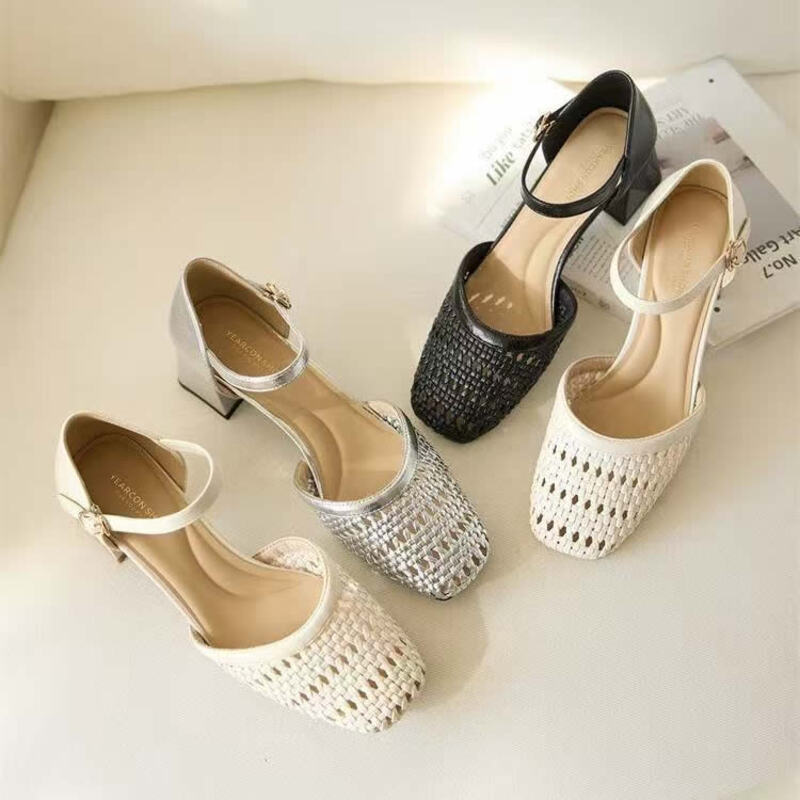 Modische gewebte, hohle, klobi – Women Fashion Brand Bewertung und Preis