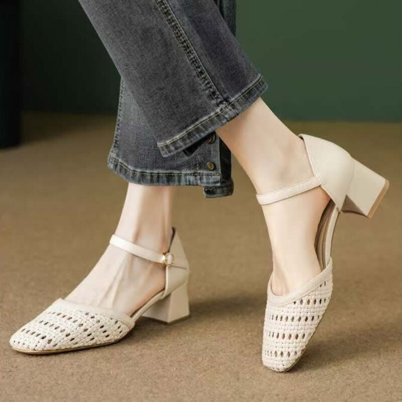 Modische gewebte, hohle, klobi – Women Fashion Brand Bewertung und Preis