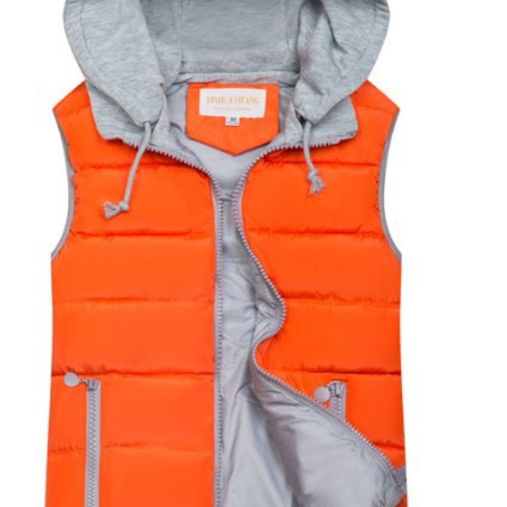Lässige Kapuzen-Steppweste für – Puffer Vest Fashion Women Bewertung und Preis