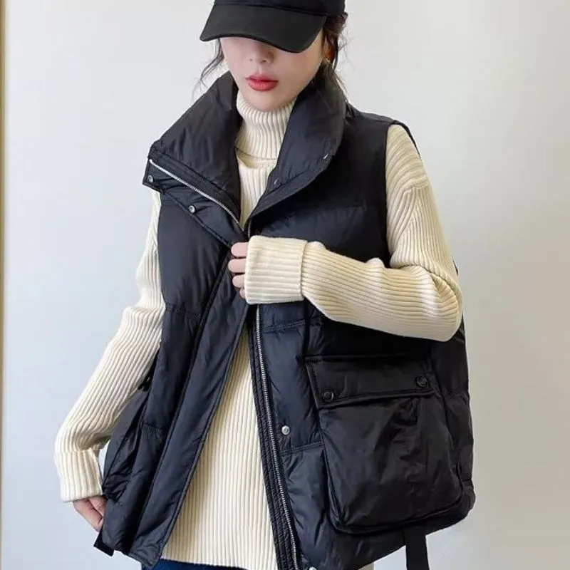 Herbst Winter Dame Mode Puffer – Puffer Vest Fashion Women Bewertung und Preis
