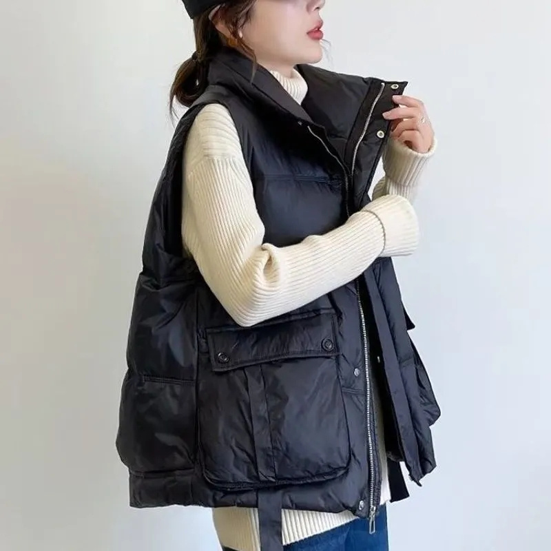 Herbst Winter Dame Mode Puffer – Puffer Vest Fashion Women Bewertung und Preis
