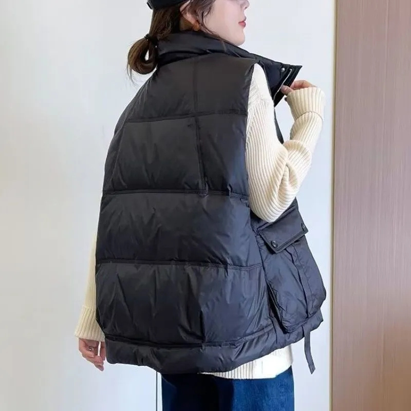 Herbst Winter Dame Mode Puffer – Puffer Vest Fashion Women Bewertung und Preis