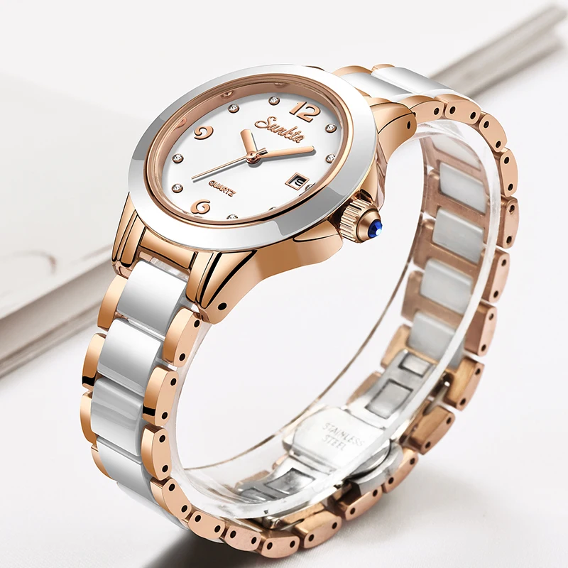 Sunkta Mode Lässig Quarz Frau  – Women Fashion Simple Bewertung und Preis