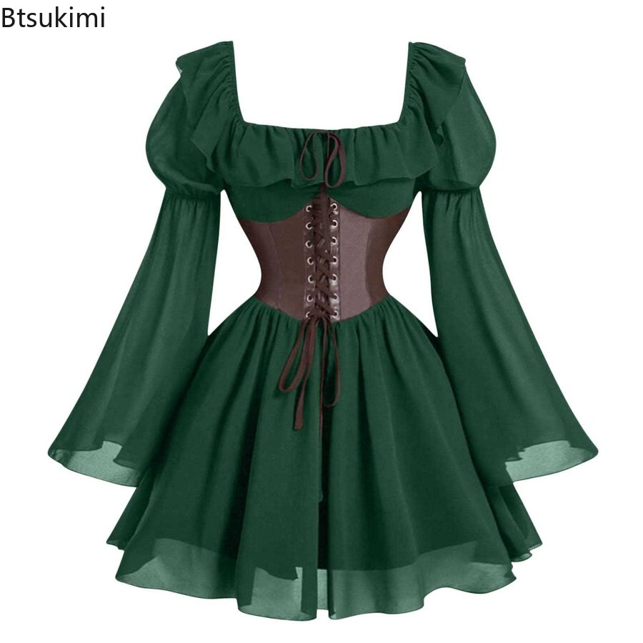 Mittelalterliches Kleid aus de – Women'S Fashion Renaissance Period Bewertung und Preis