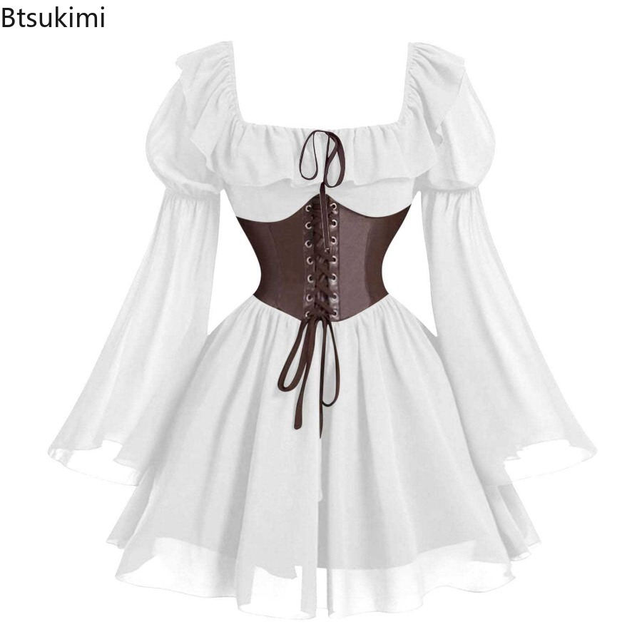 Mittelalterliches Kleid aus de – Women'S Fashion Renaissance Period Bewertung und Preis