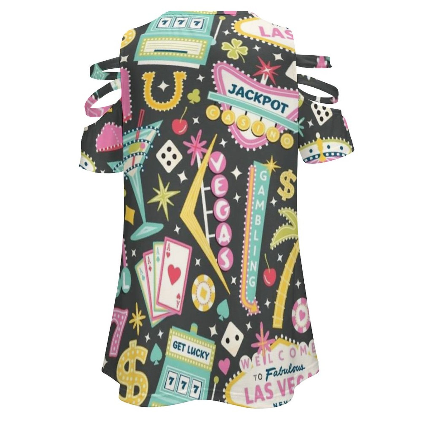 Viva Las Vegas Damen T-Shirt S – Women Fashion Vector Bewertung und Preis