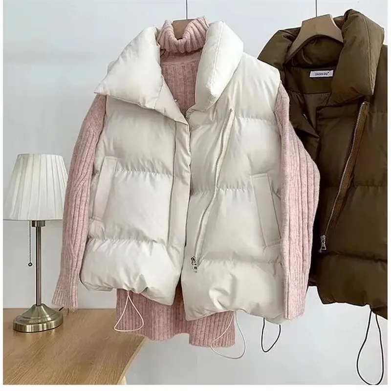2025, neue Winter-warme, kurze – Puffer Vest Fashion Women Bewertung und Preis