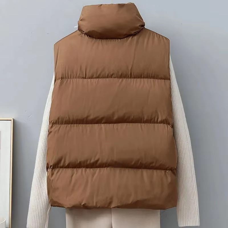 2025, neue Winter-warme, kurze – Puffer Vest Fashion Women Bewertung und Preis