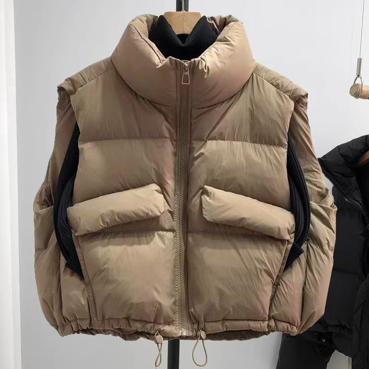 Herbst-Pufferjacke, lockere Da – Puffer Vest Fashion Women Bewertung und Preis