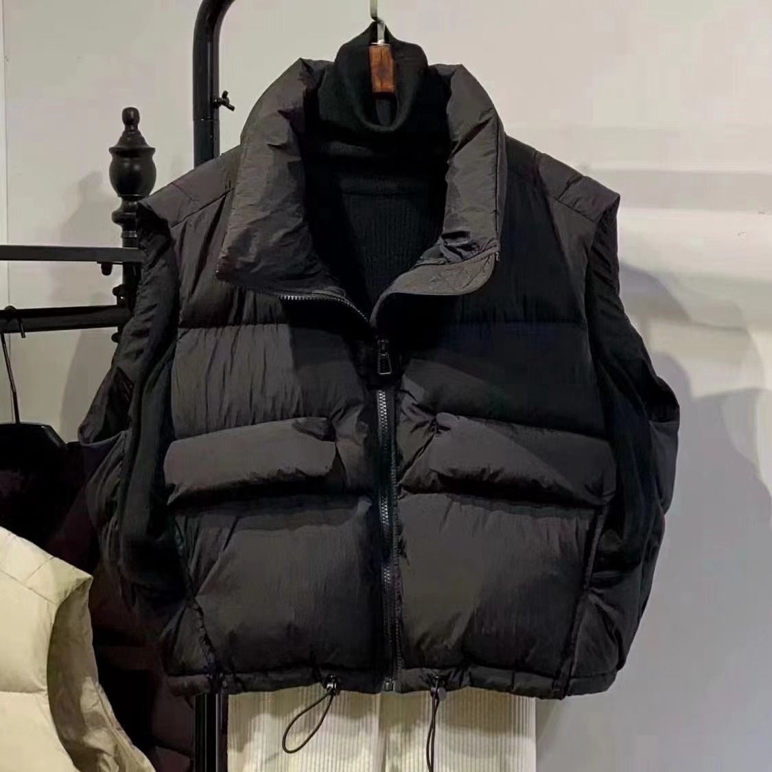 Herbst-Pufferjacke, lockere Da – Puffer Vest Fashion Women Bewertung und Preis