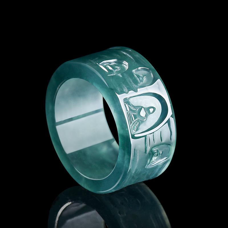 Natürlicher burmesischer Jadei – Women Fashion Rings Bewertung und Preis