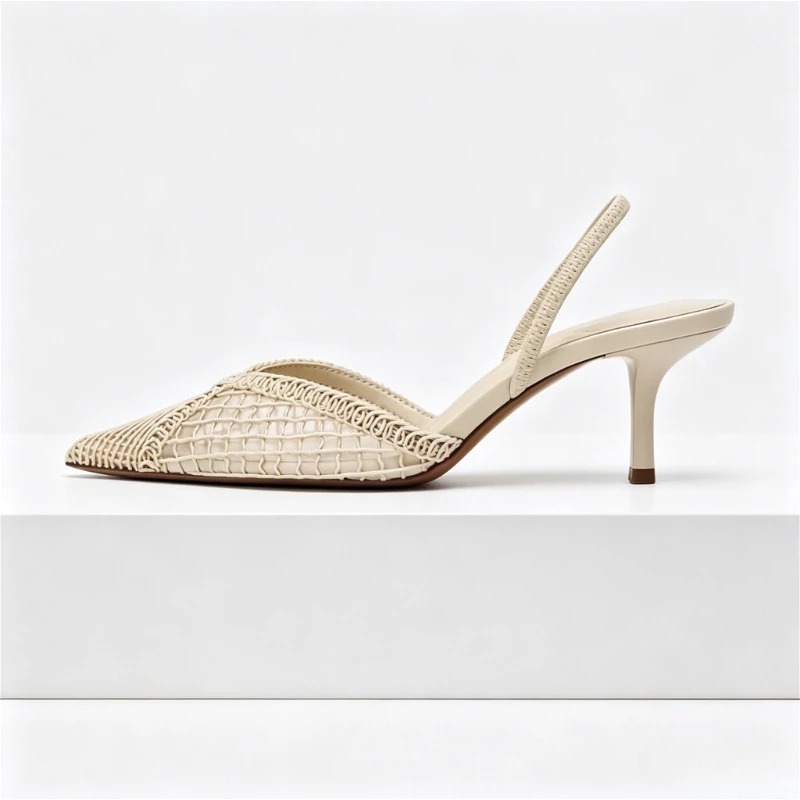 Mesh gewebte Sandalen mit Absa – Women Fashion Brand Bewertung und Preis