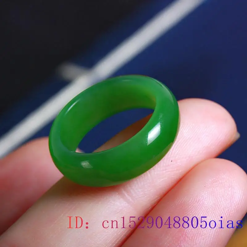 Natürliche Grün Hetian Jade Ri – Women Fashion Rings Bewertung und Preis